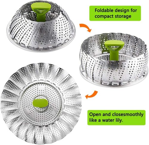 Stainless Steel Foldable Steamer Basket