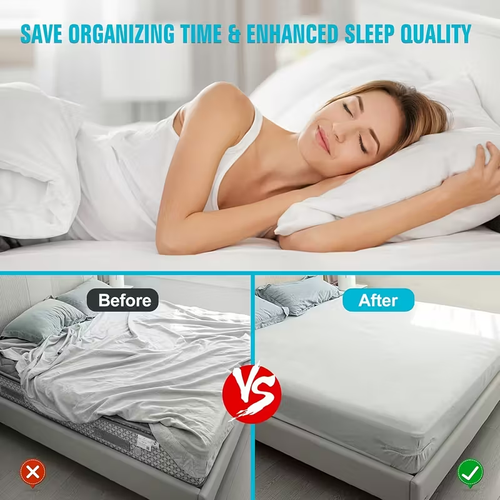 8 Pcs Bed Sheet Holder – Secure Sheets, Sleep Better