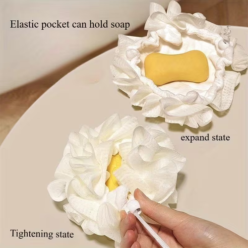 3 PCS 2-in-1 Soap Bath Ball – Rich Foam & Gentle Clean