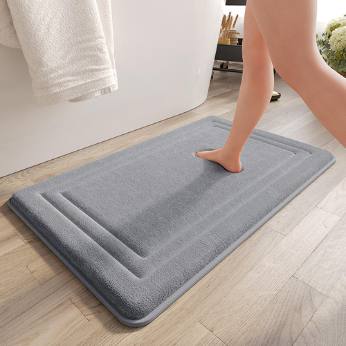 3-piece high-quality memory foam bathroom carpet set - anti-slip, highly absorbent and quick-drying