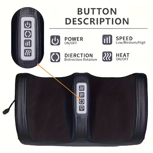 Heated Deep-Kneading Full Body Massager | Pain Relief for arms, feet and legs