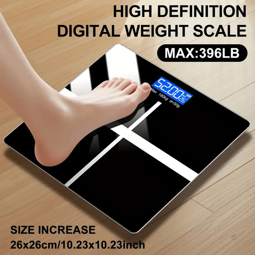 Weight scale, digital bathroom scale, household scale, weighing 180kg, Large LCD Display