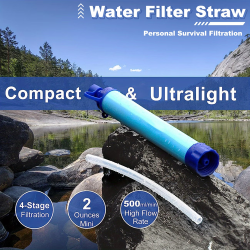 Portable Water Filter Straw – Drink Safe Water Anywhere