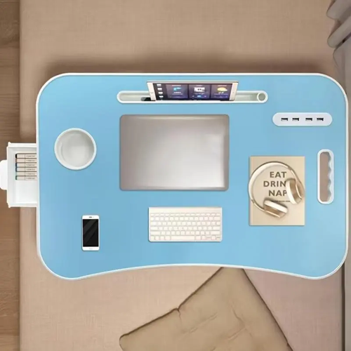 Multi-Functional Foldable Laptop Desk with USB