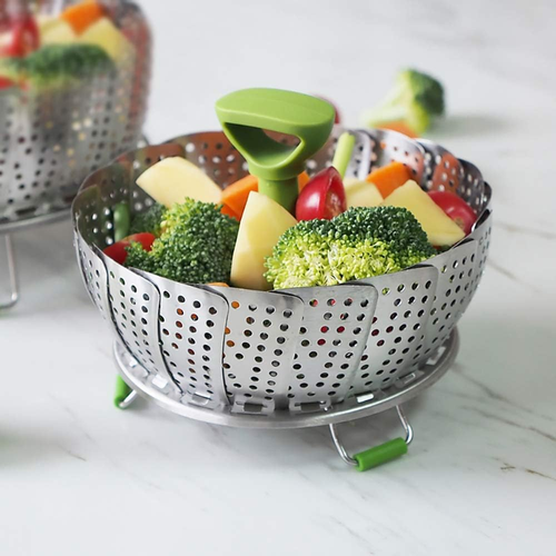Stainless Steel Foldable Steamer Basket