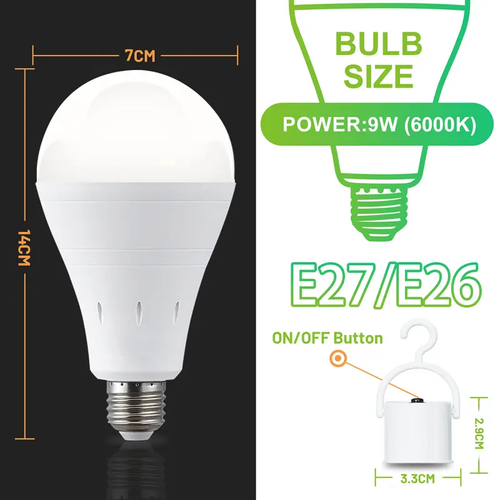 Rechargeable Emergency Bulbs