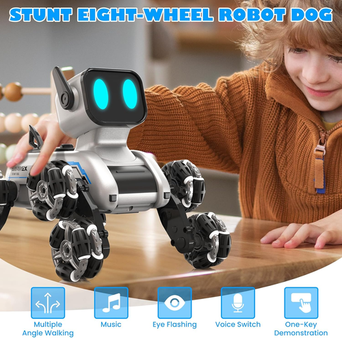 🔥Limited-time 50% OFF⏱  Stunt Smart Robot Dog — Dual Control Toy