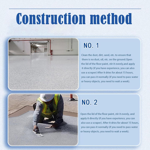 High-Gloss Marble Finish Epoxy Floor Coating– Durable Waterproof Finish