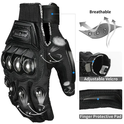 Steel-Alloy Tactical Self-Defense Gloves(One pair)  | Impact Protection + Anti-Slip Gear