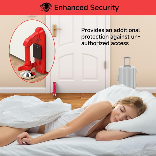 Portable Alarm Door Stopper – Instant Anti-Theft Protection