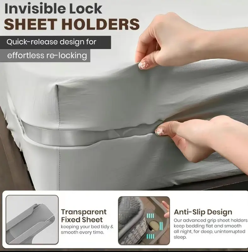 8 Pcs Bed Sheet Holder – Secure Sheets, Sleep Better