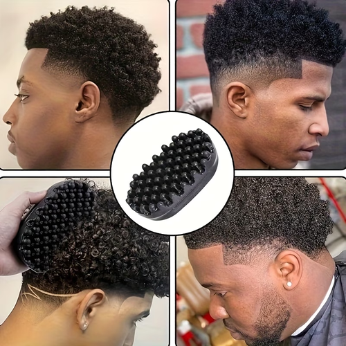 2-in-1 Massage & styling Brush– Gentle Care for African  4C Hair