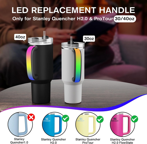 LED Light-Up Tumbler Handle