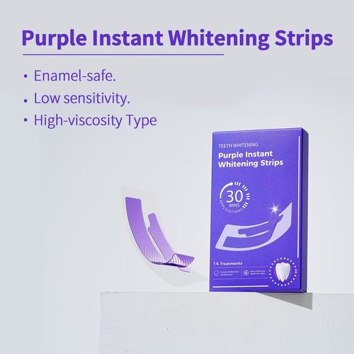 Purple Instant Whitening Tooth Patch (14 patches per box)