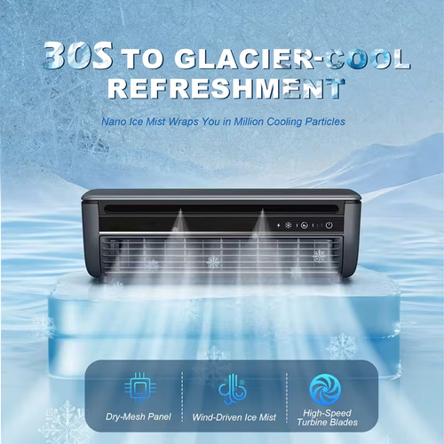 3-in-1 Portable Ice Mist Air Conditioner – Instant Cooling Anywhere