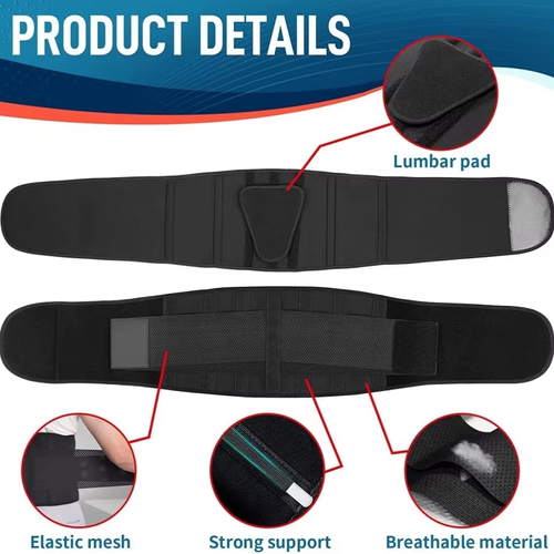 Massage Healing Waist Support Belt Adjustable Back Brace