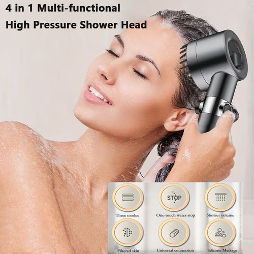 4 in 1 Multi-functional High Pressure Shower Head