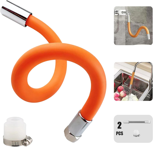 360° Splash-Proof Flexible Faucet Extension Hose