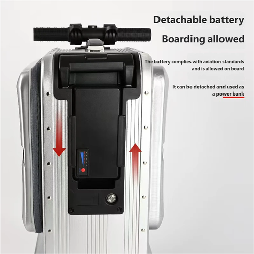 Smart Rideable Electric Suitcase – 20 inches Powered Travel Luggage Scooter