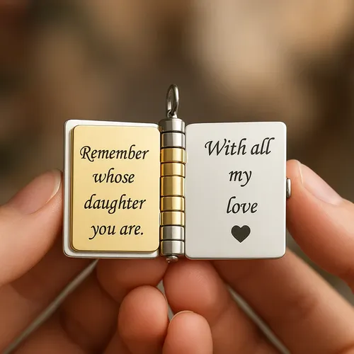 My Little Star Book Pendant Necklace – Meaningful Gift of Love