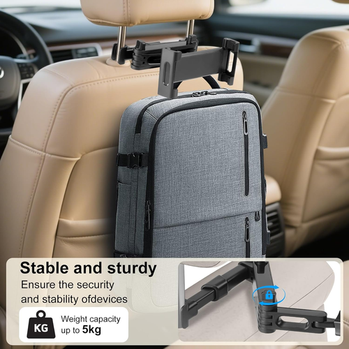 Universal 360° Car Headrest Tablet Holder