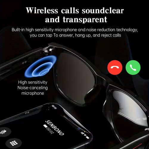 Audio Smart Glasses — UV Protection, Open-Ear Sound & Bluetooth 5.4