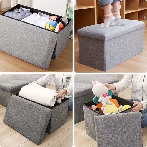 Foldable 3-in-1 Storage Ottoman