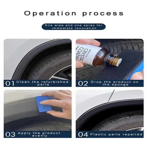 2 pieces Crystal Plastic Parts Nano Restorer Set