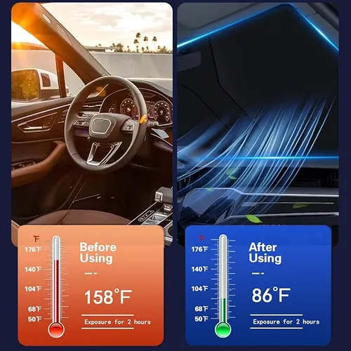Universal Car Windshield Sunshade – Beat the Heat