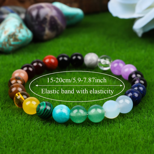 4PCS Energy Stone Bracelets – Wealth, Love & Protection Set