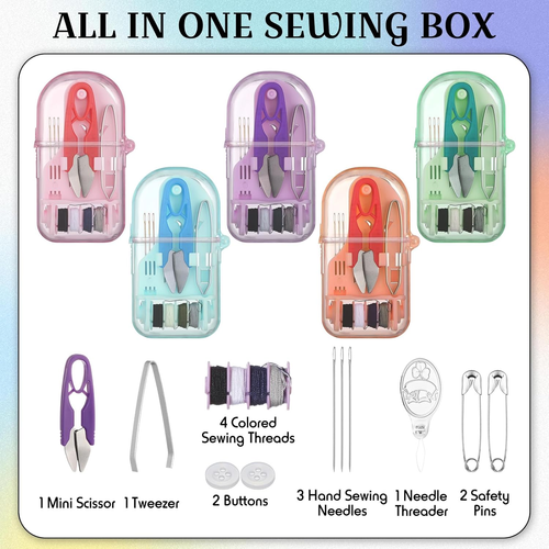 🛒 Buy 1, Get 1 FREE‼️Limited-time offer⏳ Portable All-in-One Mini Sewing Kit for Emergency Clothing Repair
