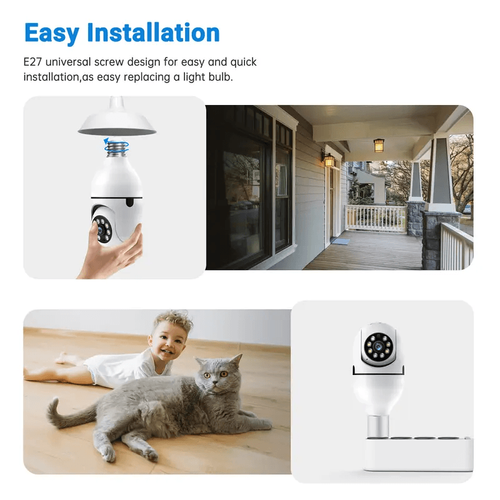 Smart  Light Bulb Security Camera