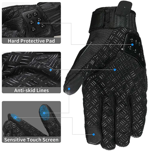 Steel-Alloy Tactical Self-Defense Gloves(One pair)  | Impact Protection + Anti-Slip Gear