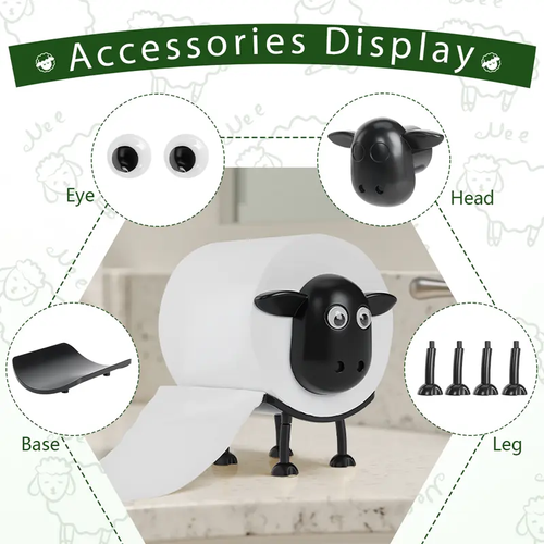 Funny Sheep Tissue Holder 3PCS Set