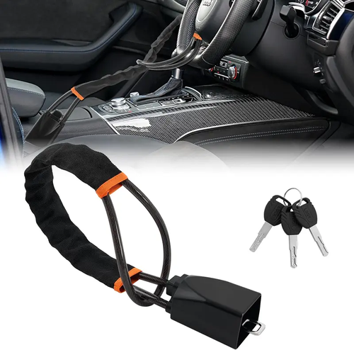 Heavy-Duty Anti-Theft Steering Wheel Lock | Ultimate Car Security