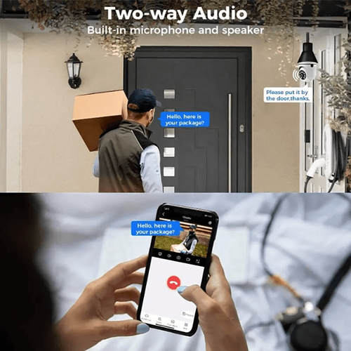 Smart  Light Bulb Security Camera