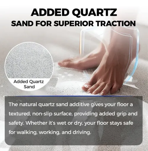 High-Gloss Marble Finish Epoxy Floor Coating– Durable Waterproof Finish