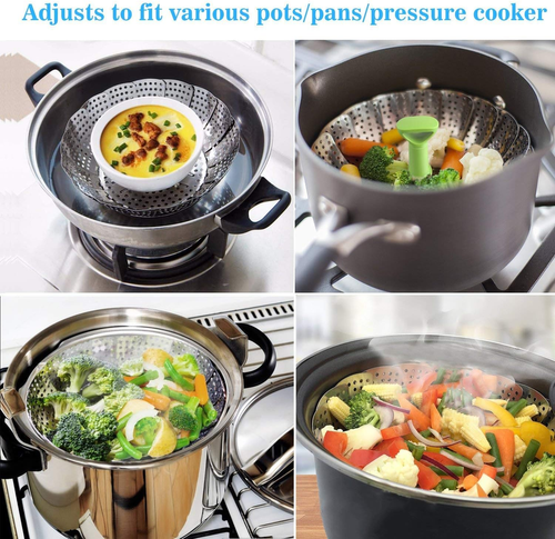 Stainless Steel Foldable Steamer Basket