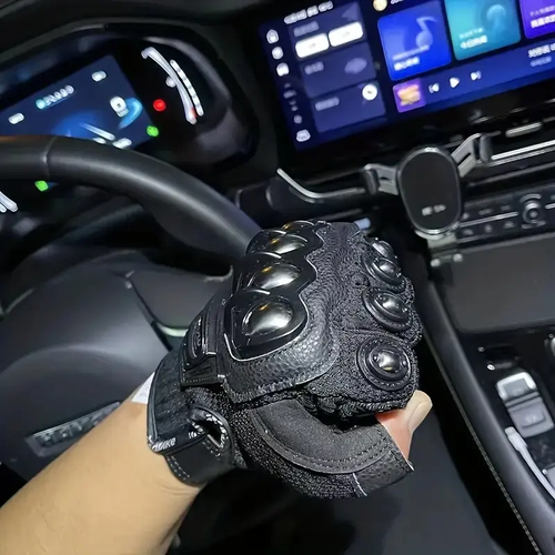 Steel-Alloy Tactical Self-Defense Gloves(One pair)  | Impact Protection + Anti-Slip Gear