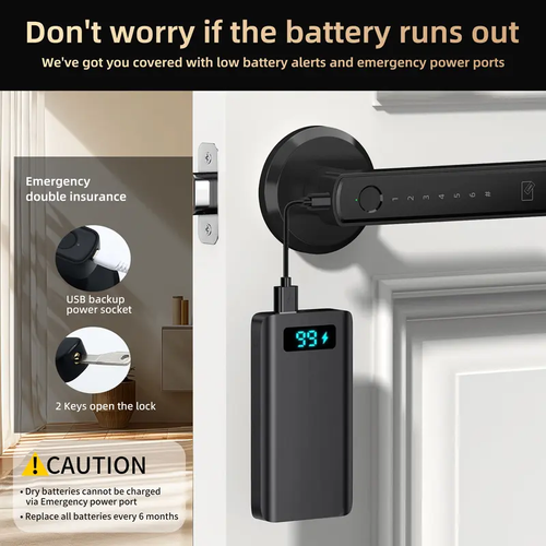 Smart Fingerprint Door Lock | Secure Your Home in Style
