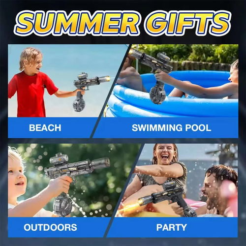 🔥 50% OFF ENDS TONIGHT ⏱ Ultimate Aqua Blaster 🏆🔫Electric Water Gun
