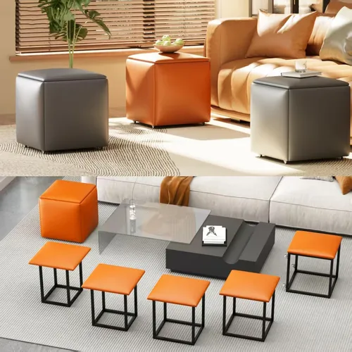 ✨ 5-in-1 Magic Ottoman Cube – Transform Your Space in Seconds!