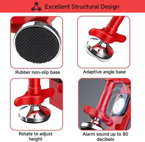 Portable Alarm Door Stopper – Instant Anti-Theft Protection