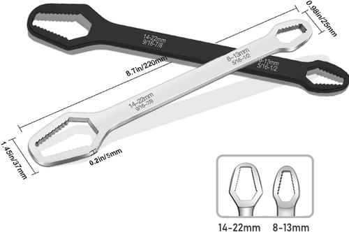 Double-Ended Universal Wrench – One Tool Fits All