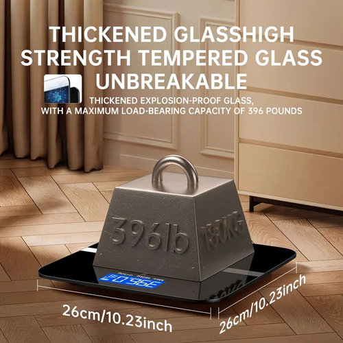 Weight scale, digital bathroom scale, household scale, weighing 180kg, Large LCD Display
