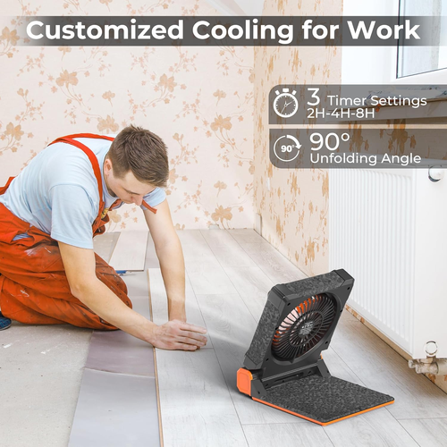 Solar Fan Power — Cool Air + Backup Energy