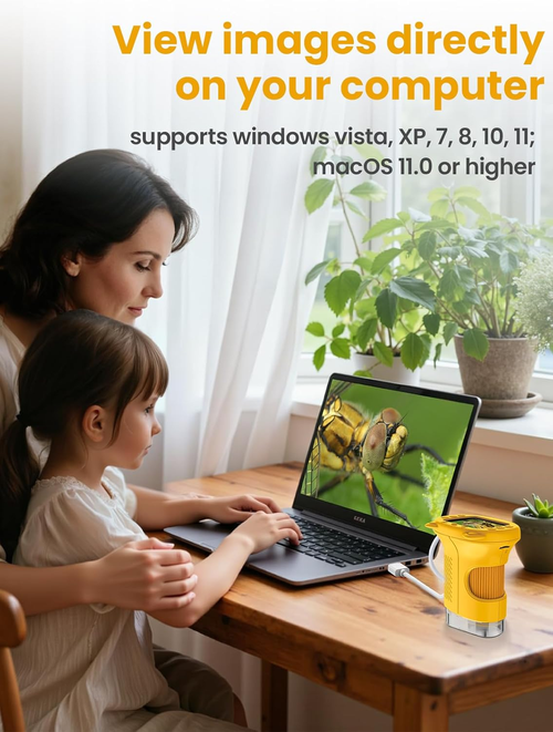 1000X Kids Digital Microscope | Learn Science Through Play