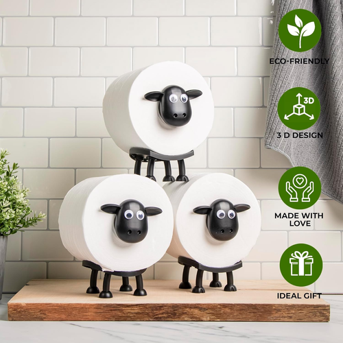 Funny Sheep Tissue Holder 3PCS Set