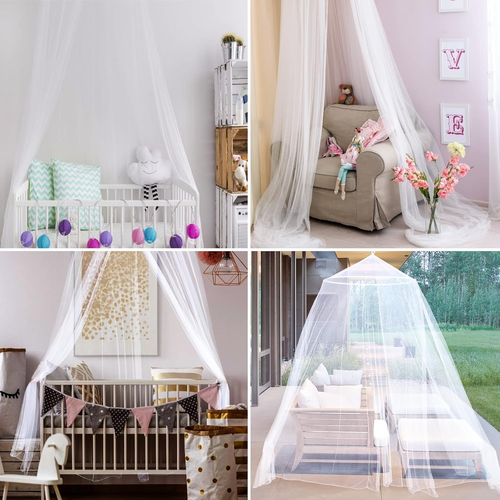 Extra Large Full Coverage Mosquito Net Canopy for King & Queen Beds