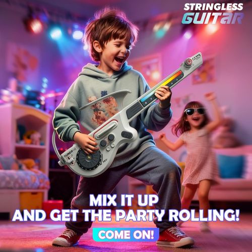 Smart Stringless Guitar for Kids – Play, Learn & Shine